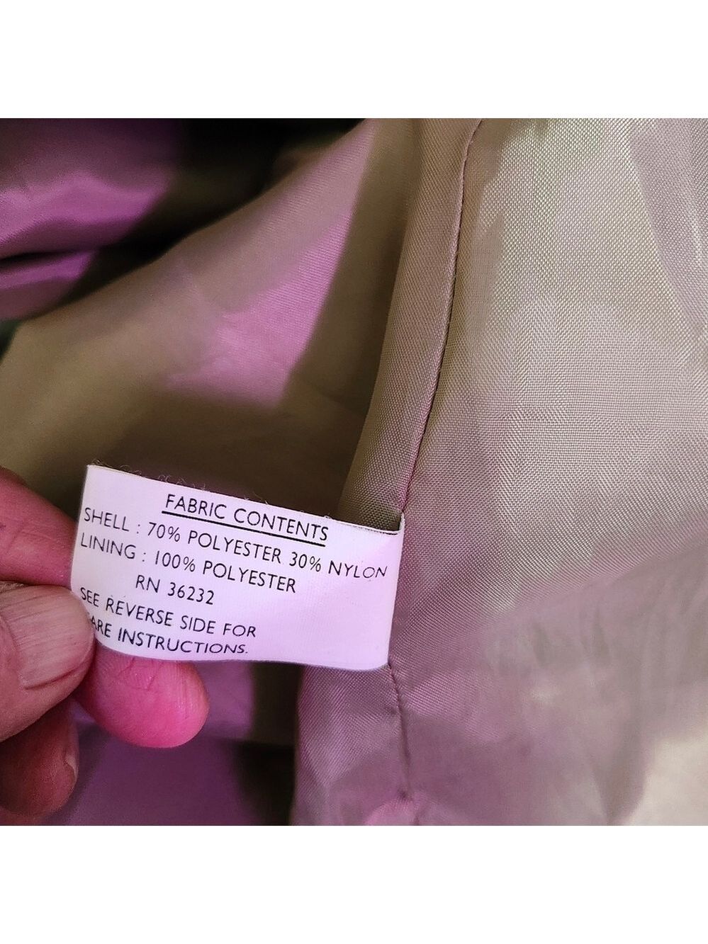 Laura Winston Gold Metalic Vintage Maxi Trench Coat Sz 14 - Picture 14 of 16
